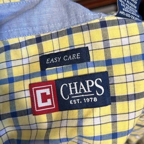 Chaps XXL men’s plaid button down shirt. - Picture 5 of 6